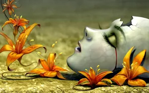 Hypnotic Visual Art Wallpaper