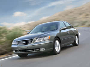 Hyundai Azera In Stunning Setting Wallpaper