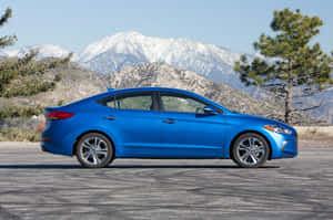 Hyundai Elantra - Sleek And Stylish On The Road Wallpaper