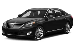 Hyundai Equus Luxury Sedan On The Road Wallpaper