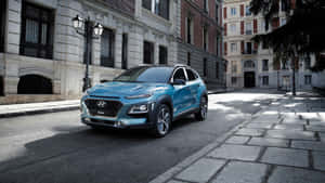 Hyundai Kona - A Stylish And Compact Suv Wallpaper