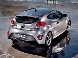 Hyundai Veloster On The Road Wallpaper