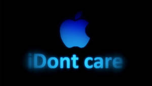 I Don't Care Apple Wallpaper