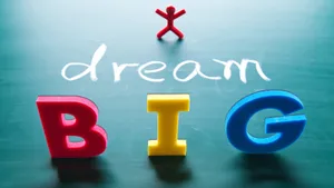 I Dream Big Motivational Desktop Wallpaper