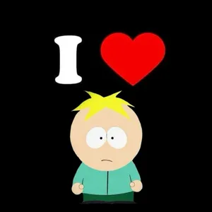 I Love Butters South Park Wallpaper