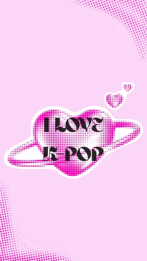 I Love K Pop Wallpaper