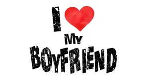 I Love My Boyfriend Wallpaper
