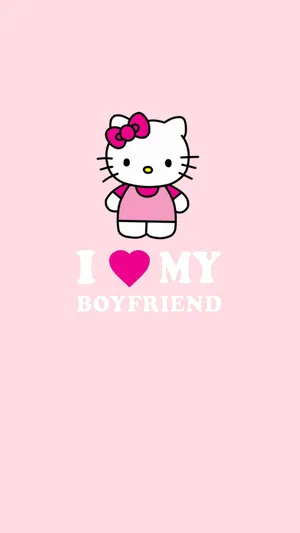 I Love My Boyfriend Cute Wallpaper