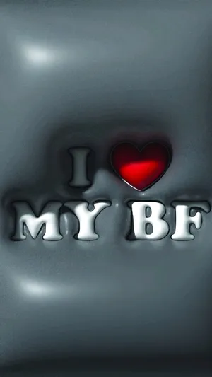 I Love My Boyfriend Wallpaper