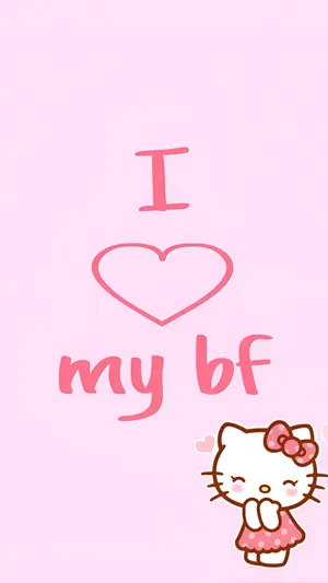 I Love My Boyfriend Wallpaper