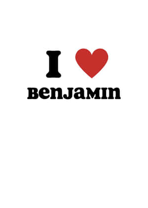 I Love Pfp Image Featuring Benjamin Wallpaper