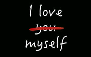 I Love Pfp Myself Not You Wallpaper