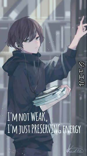 I'm Not Weak, I'm Just Preserving Energy Wallpaper
