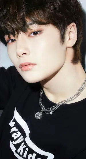 I N Stray Kids Close Up Wallpaper