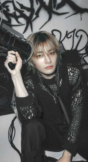 I N Stray Kids Style Wallpaper