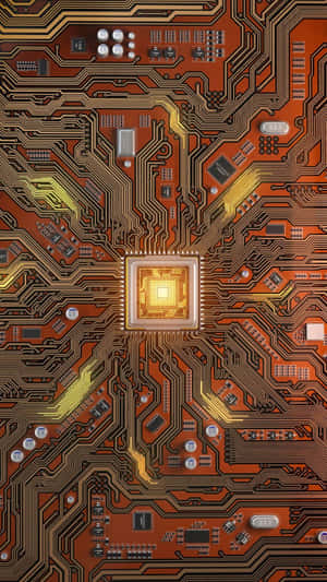 I Phone Circuit Board Closeup Wallpaper