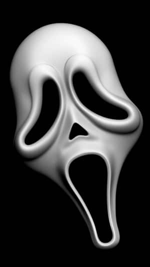 I Phone Ghostface Iconic Mask Wallpaper