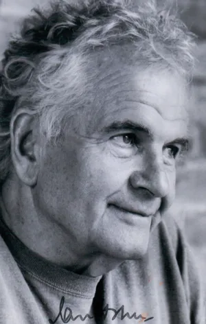 Ian Holm's Autographed Self-portrait Wallpaper