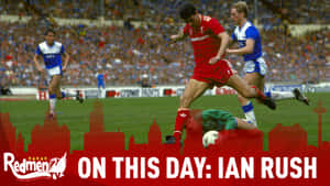 Ian Rush 1986 Fa Cup Final Photography Wallpaper