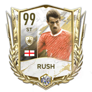 Ian Rush Football Badge Icon Wallpaper