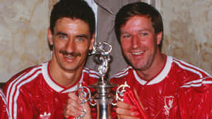 Ian Rush Ronnie Whelan League Championship Cup 1990 Wallpaper