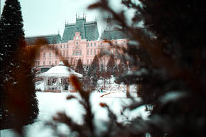 Iasi Frozen Castle Wallpaper