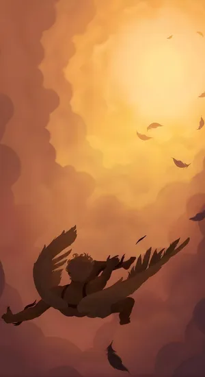 Icarus Falling From Sky Wallpaper