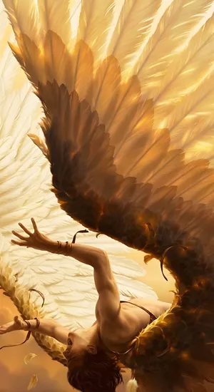 Icarus Falling From Sky Wallpaper