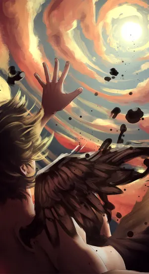 Icarus Falling From Sky Wallpaper