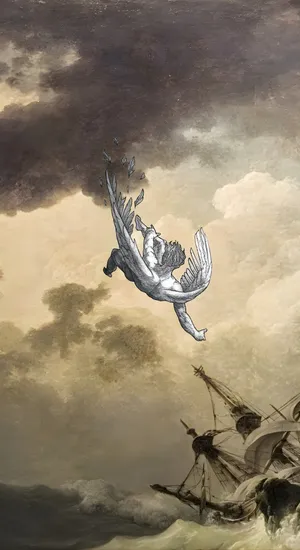 Icarus Falling From The Sky Wallpaper