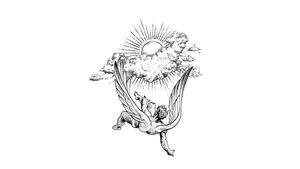 Icarus Flying Too Close To Sun Wallpaper