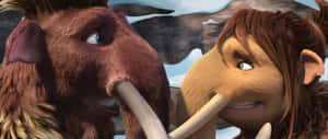 Ice Age Continental Drift Manfred And Peaches Wallpaper