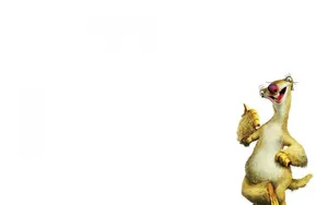 Ice Age Cute Sid Thumbs Up Wallpaper