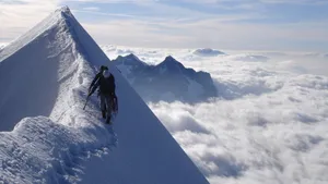 Ice Climbing Adventure Wallpaper