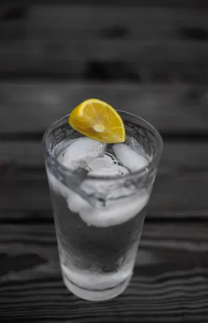 Ice Cold Tequila Lemon Drink Wallpaper