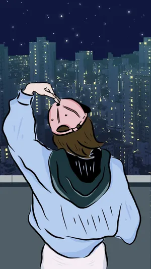 Ice-covered Mountain Peaks Under A Clear Blue Sky Wallpaper