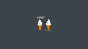 Ice Cream Funny Desktop Wallpaper