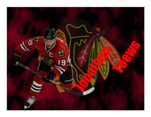 Ice Hockey Jonathan Toews Poster Wallpaper