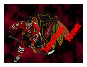 Ice Hockey Jonathan Toews Poster Wallpaper