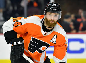 Ice Hockey Star Sean Couturier Wallpaper