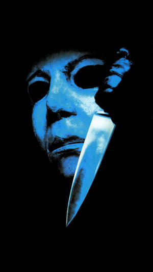 Ice Pick Grip Knife Michael Myers Iphone Wallpaper