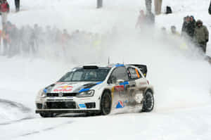 Ice Racing Thrills Wallpaper