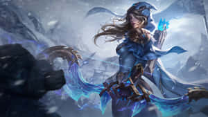 Iceborn_ Warrior_ Fantasy_ Artwork Wallpaper