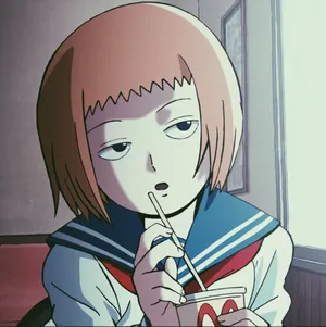 Ichi Mezato Posing Confidently. Wallpaper