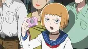 Ichi Mezato Standing Confidently On A Rooftop During Sunset Wallpaper