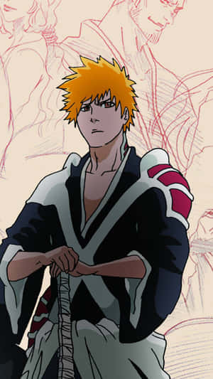 ____ Ichigo And Hollow Ichigo Face Off In The Climactic Fight Of The Bleach Thousand-year Blood War Arc. Wallpaper