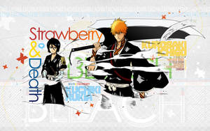 Ichigo Kurosaki And Rukia Art Wallpaper