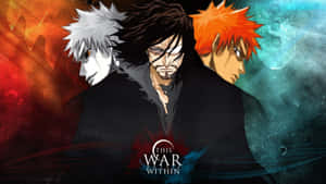 Ichigo Kurosaki In Action With His Powerful Zanpakuto Wallpaper