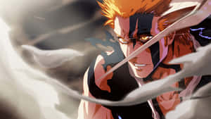 Ichigo Kurosaki Unleashing His Powers In A Captivating 4k Wallpaper Wallpaper