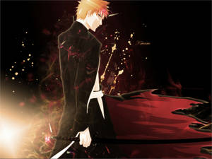 Ichigo Kurosaki With Name Wallpaper